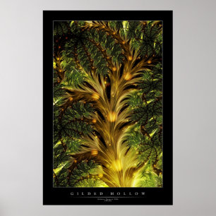 Poster Creux Doré