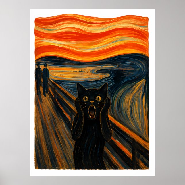 Poster Cri de chat (Devant)