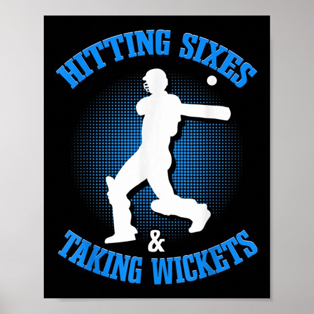 Poster Cricket drôle (Devant)