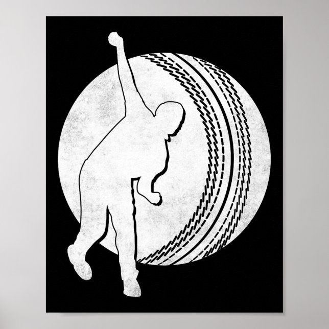 Poster Cricket Player 12  (Devant)
