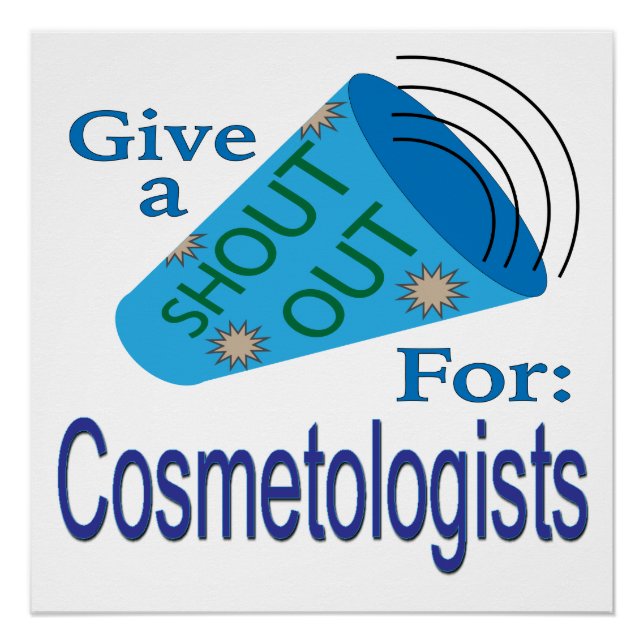 Poster Criez pour les cosmetologues (Devant)