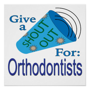 Poster Criez pour les orthodontistes