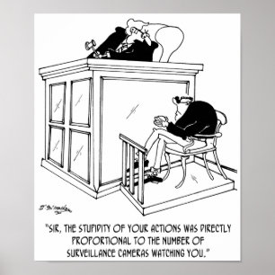 Poster Crime Cartoon 7348
