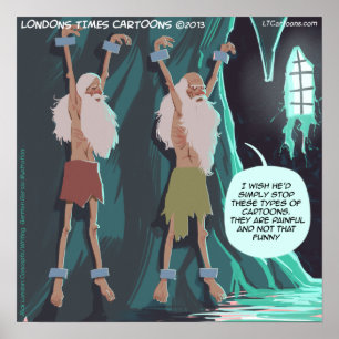 Poster Crime & Châtiment Dessin Animé de Prison douloureu