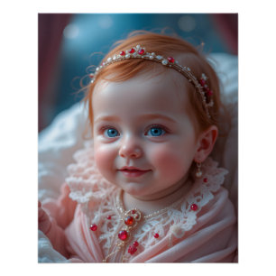 Poster Crimson Haloed Infant