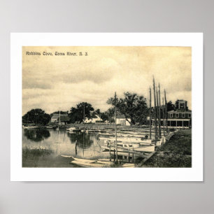 Poster Crique de Robbins, Toms River, cru de New Jersey