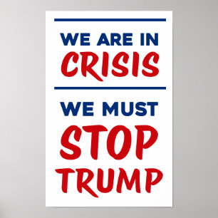 Poster CRISE Anti-Trump RWB Manifestation