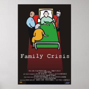Poster Crise de famille