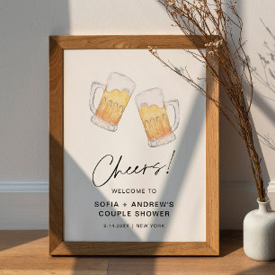 Poster CRISTAL Brasse Avant Que Je Fasse Couple de douche