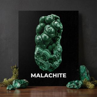 Poster Cristal de Malachite Époustouflant