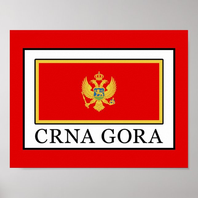 Poster Crna Gora (Devant)