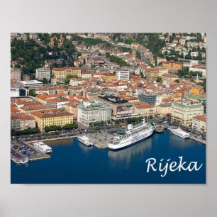 Poster Croatie - Rijeka -