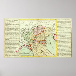 Poster Croatie, Slovénie, Italie