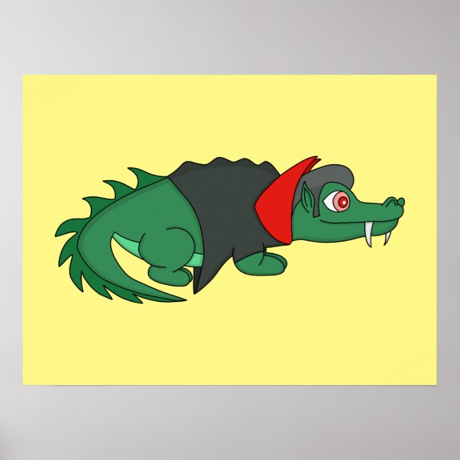 Poster Crocodile de Vampire (Devant)