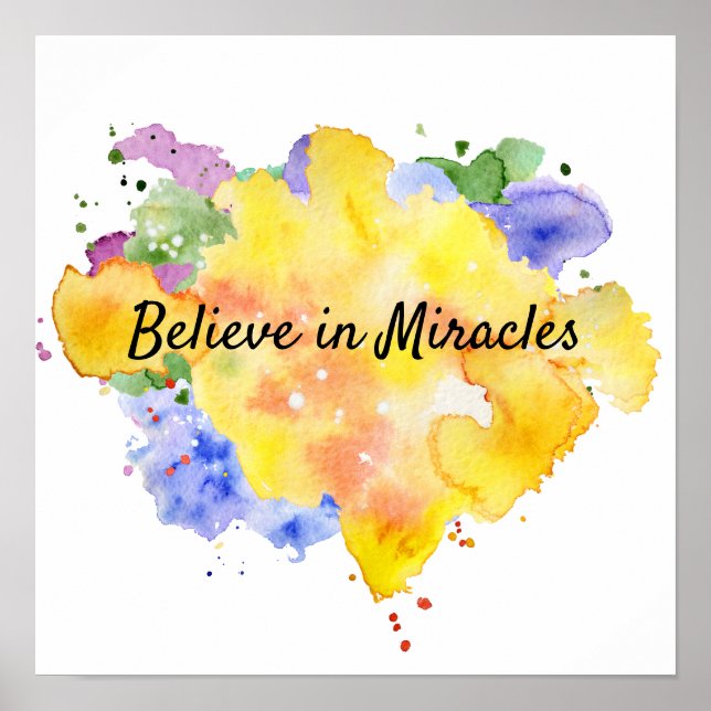 Poster Croire aux miracles (Devant)
