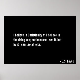 Poster Croire en Christ