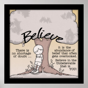 Poster Croire l'arbre