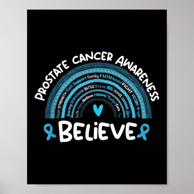 Poster Croire Mois de sensibilisation au cancer de la pro (Devant)