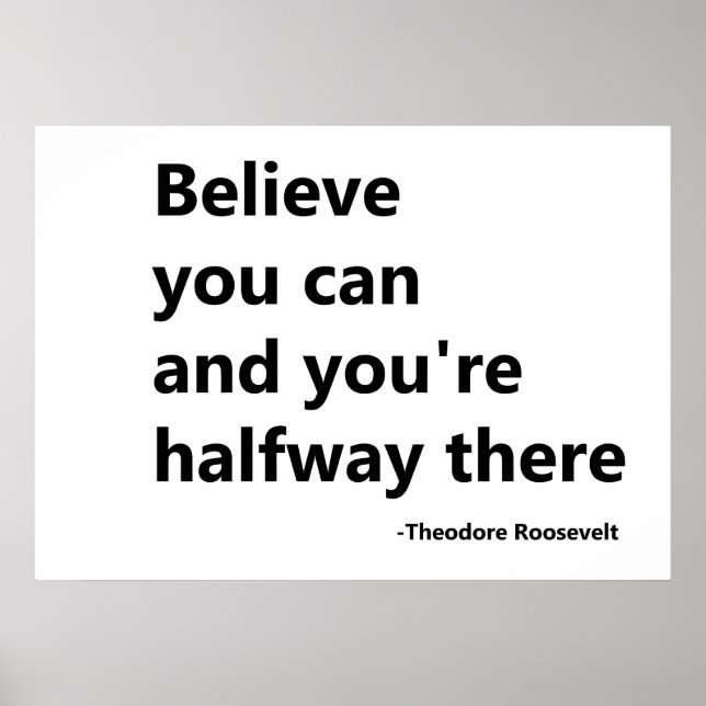 Poster Crois que tu peux (Devant)