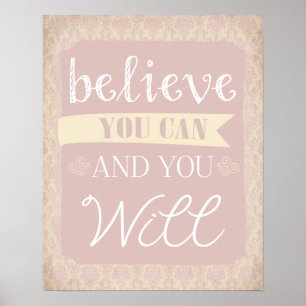 Poster Crois que tu peux, et tu vas
