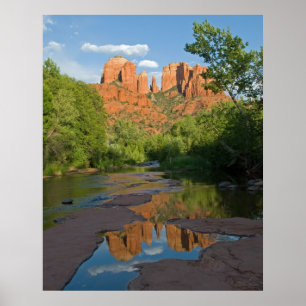 Poster Croisement rouge de roche dans Sedona 4160