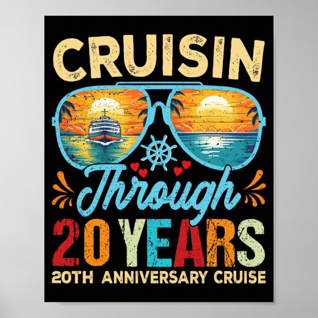 Poster Croisière à travers 20 ans 20e anniversaire de Mar (Devant)