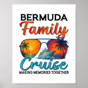 Poster Croisière aux Bermudes Vacances en famille 2025 Cr