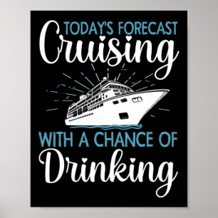 Poster Croisière cool Pour Hommes Femmes Famille Croisièr
