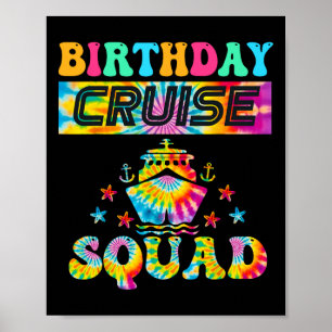 Poster Croisière d'Anniversaire Croisière Vacances Corres