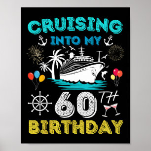 Poster Croisière Dans Mon 60e anniversaire Croisière 60 A