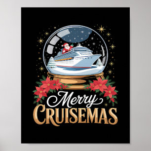 Poster Croisière de Cruisemas joyeuse et amusante pour to