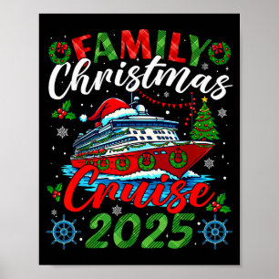 Poster Croisière de Noël en famille 2025 Xmas tenue assor
