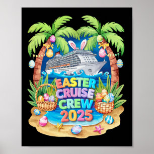 Poster Croisière de Pâques 2025 Équipage Croisière Vacanc