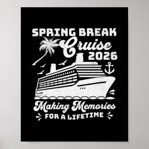 Poster Croisière de vacances de printemps 2026 pour group