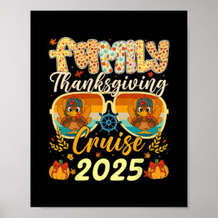 Poster Croisière de vacances en famille pour la dinde 202