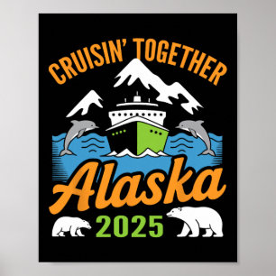 Poster Croisière en Alaska 2025 En croisière ensemble Vac