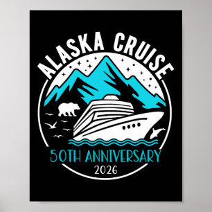 Poster Croisière en Alaska pour les 50 ans de mariage 202