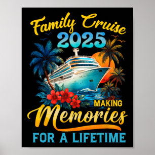 Poster Croisière en famille 2025 Vacances d'été Réunion d