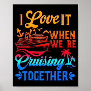 Poster Croisière en famille 2026 J'adore quand on croise
