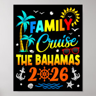 Poster Croisière en Famille aux Bahamas 2026 Été Vacances