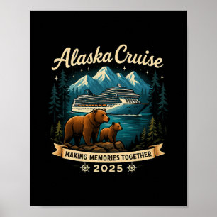 Poster Croisière ensemble Alaska 2025 Famille Amie Alaska