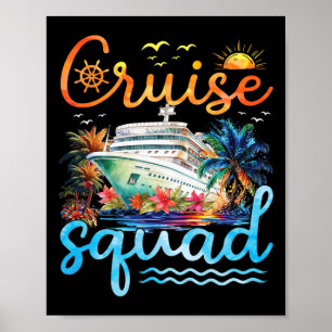Poster Croisière Escadron 2025 Famille Groupe Corresponda