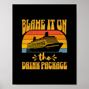 Poster Croisière familiale amusante et assortie