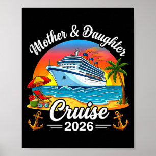 Poster Croisière mère fille 2026 voyage vacances famille