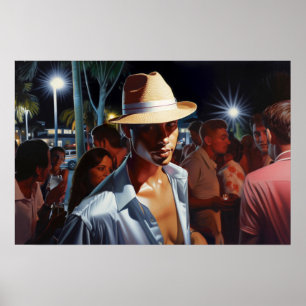 Poster Croisière sur la scène de la fête de l'hôtel