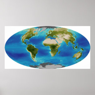 Poster Croissance de plantes moyenne de la terre