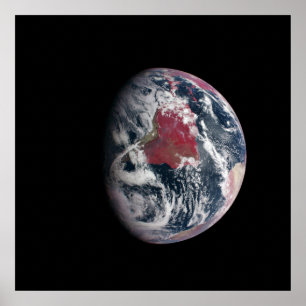 Poster Croissance plante Sur La Planète Terre.