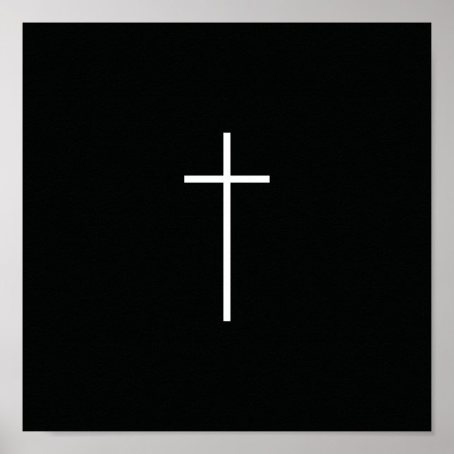 Poster Croix blanche (Devant)