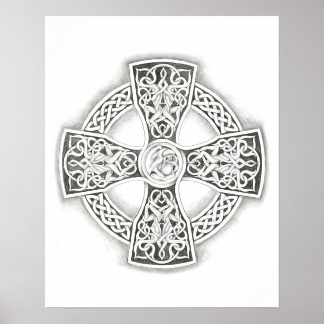 Poster Croix celtique (Devant)
