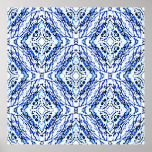 Poster Croix celtique bleue......